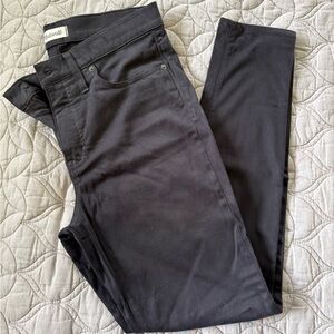 EUC Madewell Black High Rise Skinny Pants